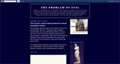 Desktop Screenshot of problemofevil.org