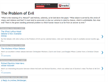 Tablet Screenshot of problemofevil.org